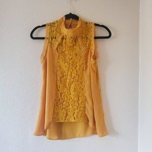 Self Esteem lace Victorian-style blouse size M